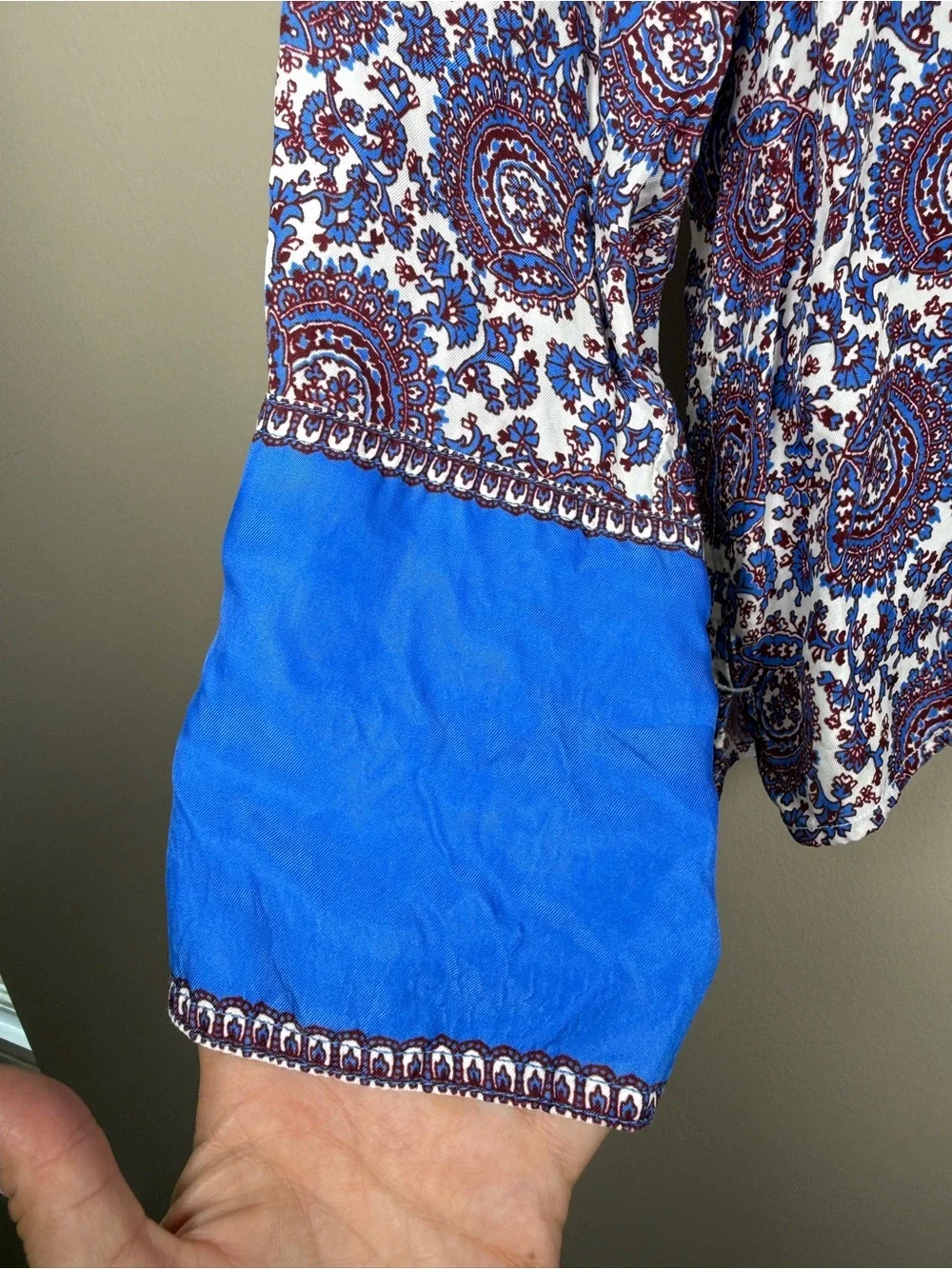J. CREW Classic-Fit Drapey Cupro-Blend Shirt in Floral Crown Size 12